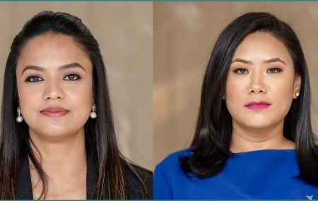 प्याक माई लन्चका सञ्चालकद्वय दीपिका श्रेष्ठ (बाँया) र समीक्षा राई